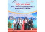 NHÀ GIÁO NGUYỄN THỊ THỦY CỦA CCT1 THAM GIA HỘI GIẢNG NHÀ GIÁO GDNN TOÀN QUỐC NĂM 2024